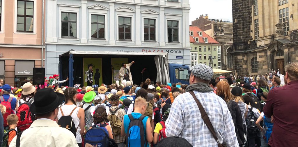 Parole Emil! Lebendige Kultur für Dresdner Kinder mit Technik von Spotlight Music